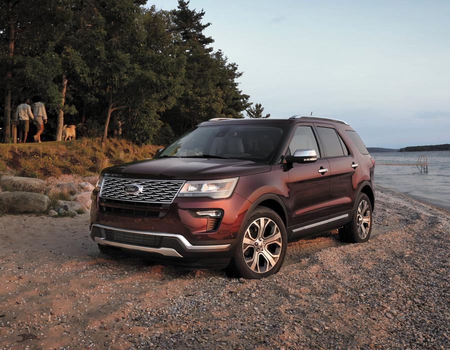  Ford Explorer Platinum (U502) 2017 года  (фото 1 из 3)